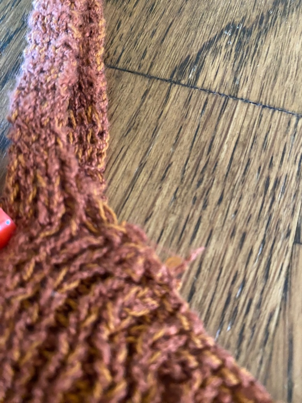 Pilcro Rust-Brown Ribbed Knit Top from Anthropologie - Picture 3 of 5